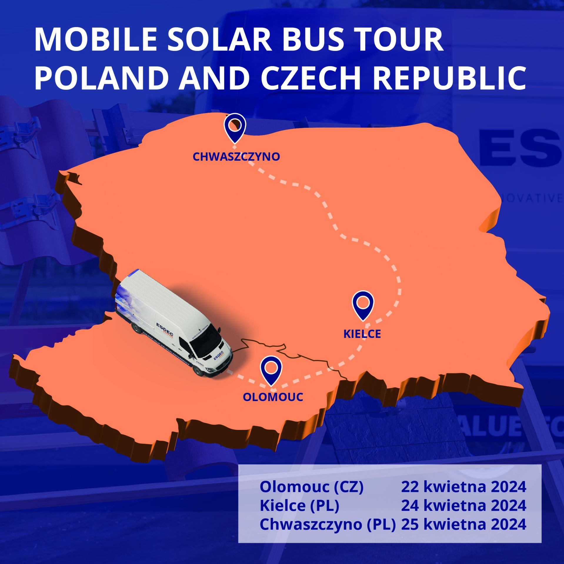 Solar bus tour Polski